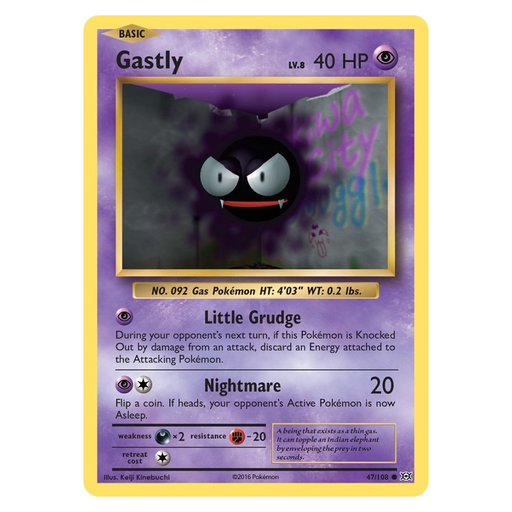 Gastly - 47/108 Gastly [Little Grudge | Nightmare] - 47/108