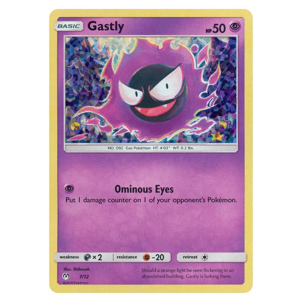 Gastly - Holo Promo 7/12 Gastly [Ominous Eyes] - Holo Promo 7/12
