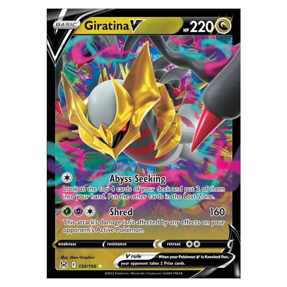 Giratina V - Ultra Rare 130/196 Giratina V [Abyss Seeking | Shred] - Ultra Rare 130/196
