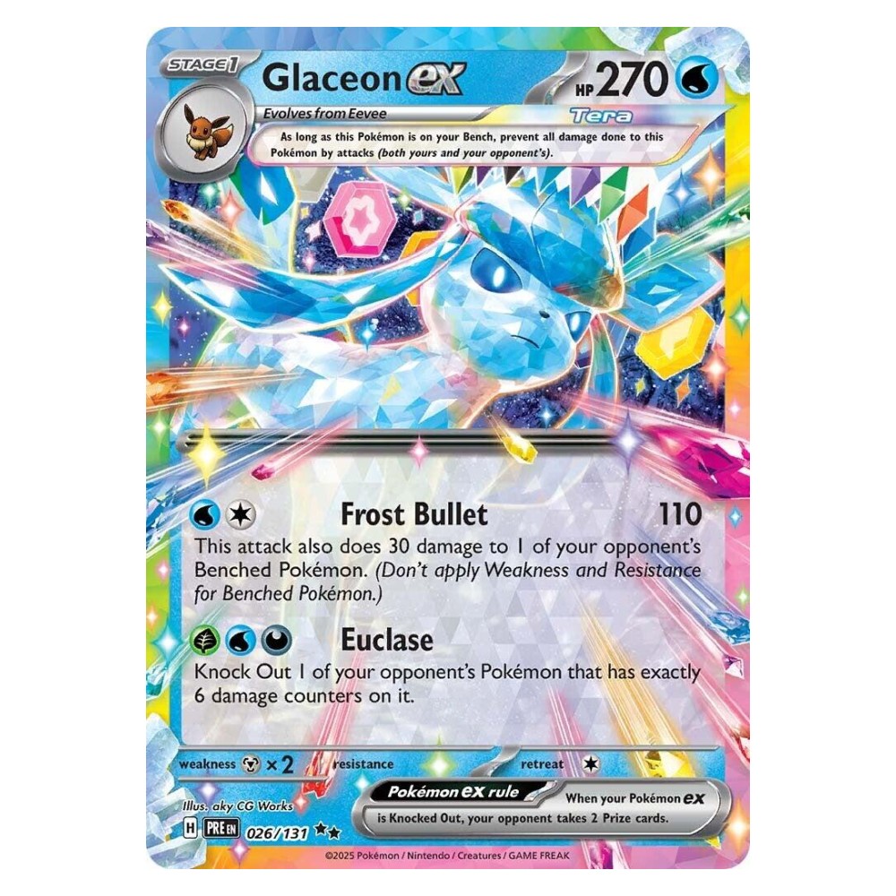 Glaceon ex - Ultra Rare | 026/131 