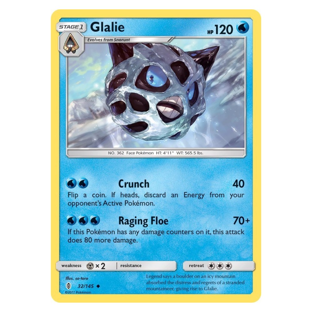 Glalie - 32/145 Glalie [Crunch | Raging Floe] - 32/145