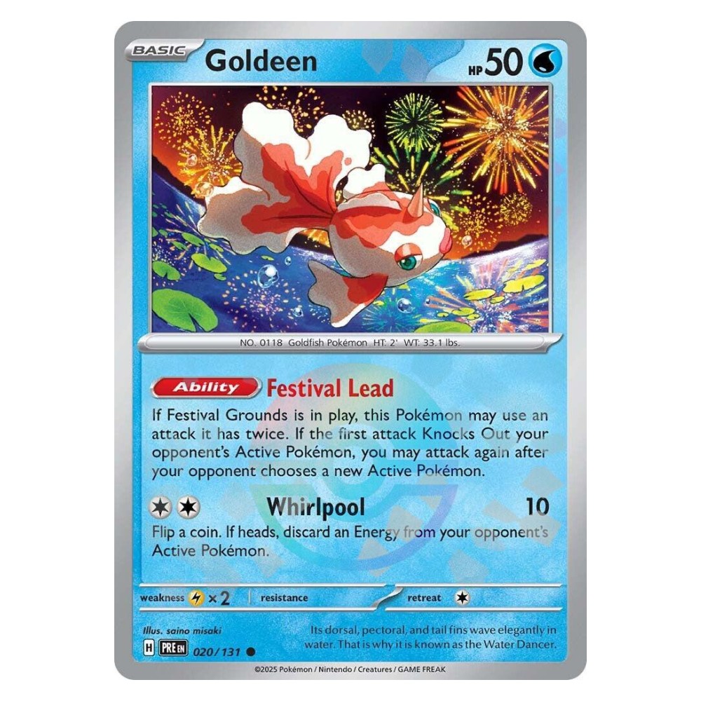 Goldeen - Poké Ball Reverse Holo | 020/131 