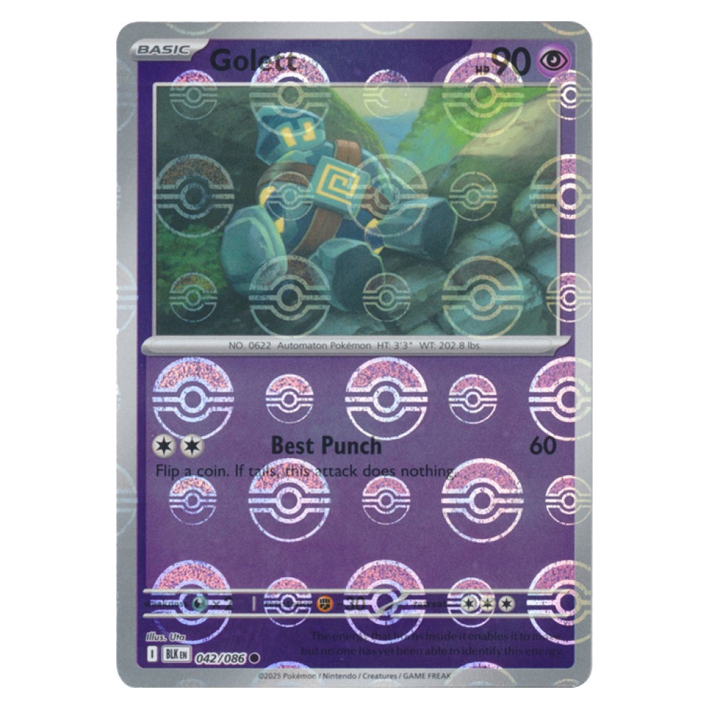 Golett - Poké Ball Reverse Holo | 042/086 