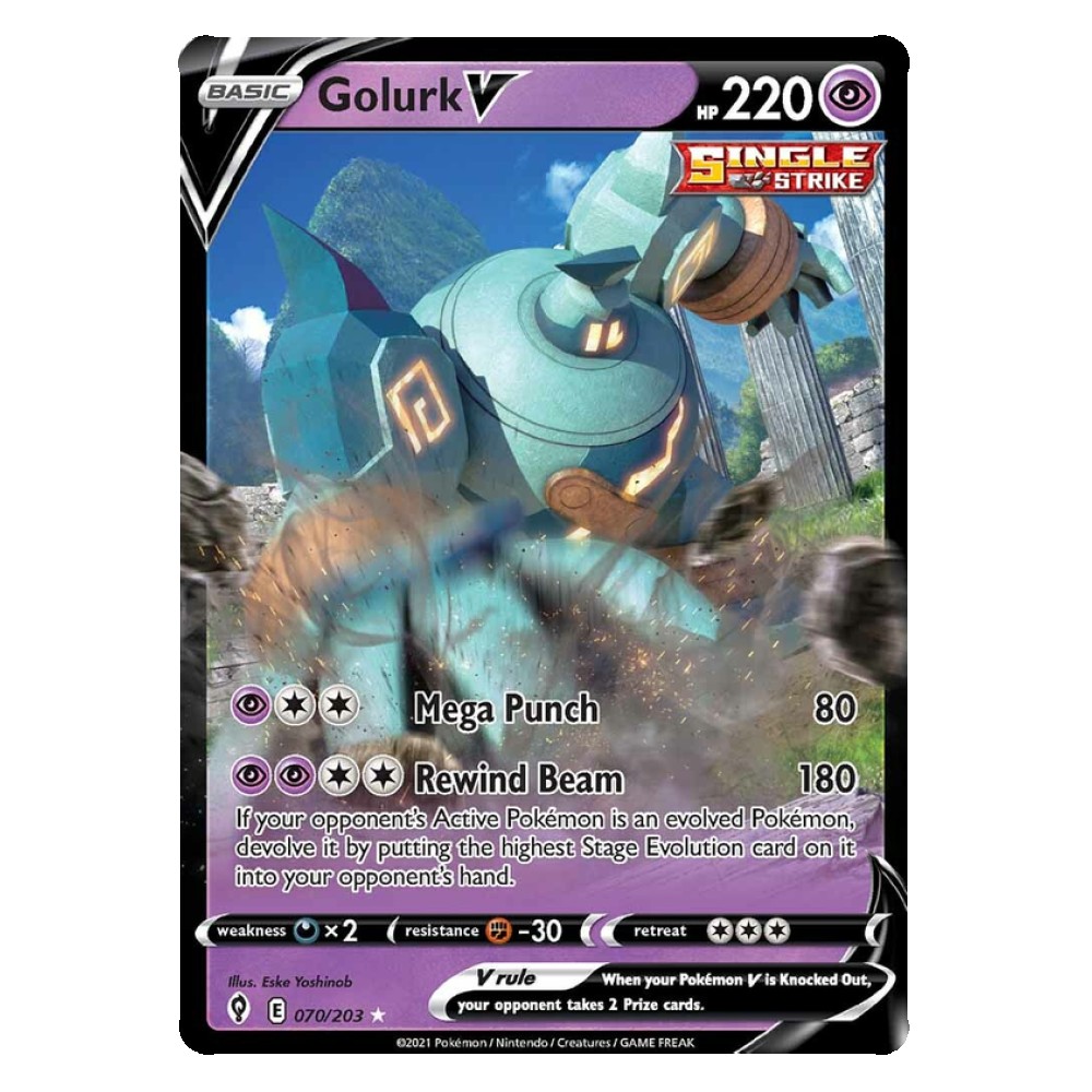 Golurk V - 070/203 Golurk V [Megapugno | Riavvolgiraggio] - 070/203