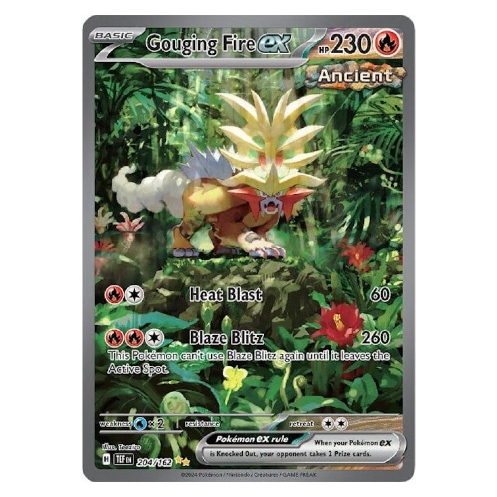 Gouging Fire ex - Special Illustration Rare 204/162 Vampeaguzze ex - Special Illustration Rare 204/162
