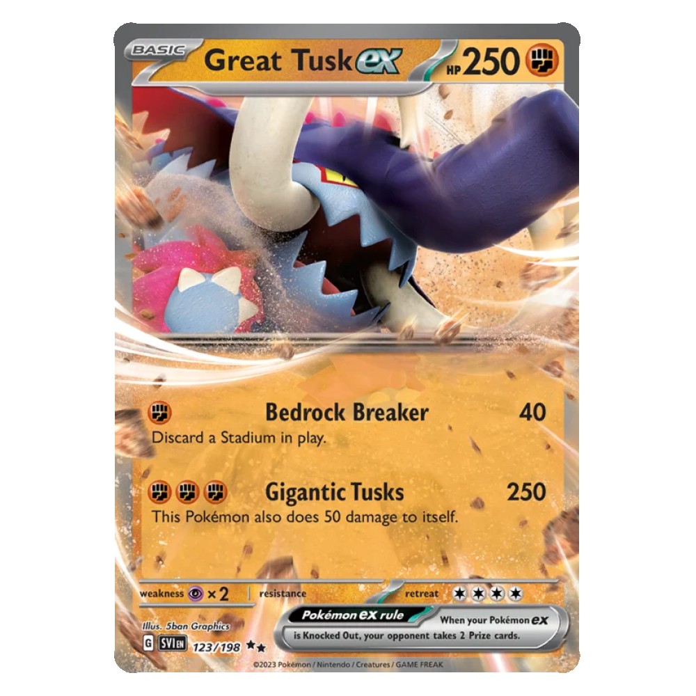 Great Tusk ex - 123/198 Grandizanne ex - 123/198