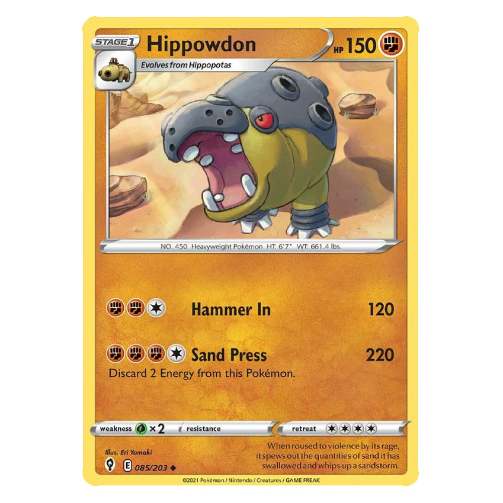 Hippowdon - 085/203 Hippowdon [Hammer In | Sand Press] - 085/203