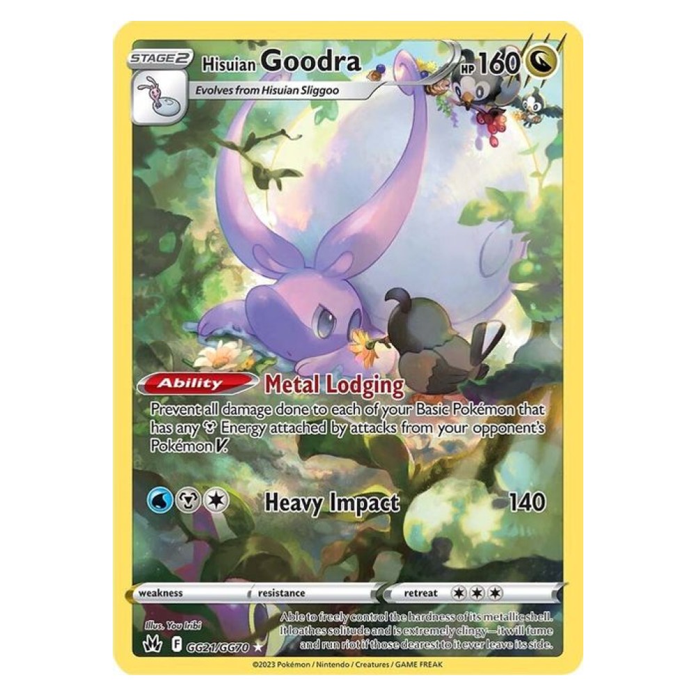 Hisuian Goodra - Holo Rare GG21/GG70 Goodra di Hisui [Metal Lodging | Heavy Impact] - Holo Rare GG21/GG70