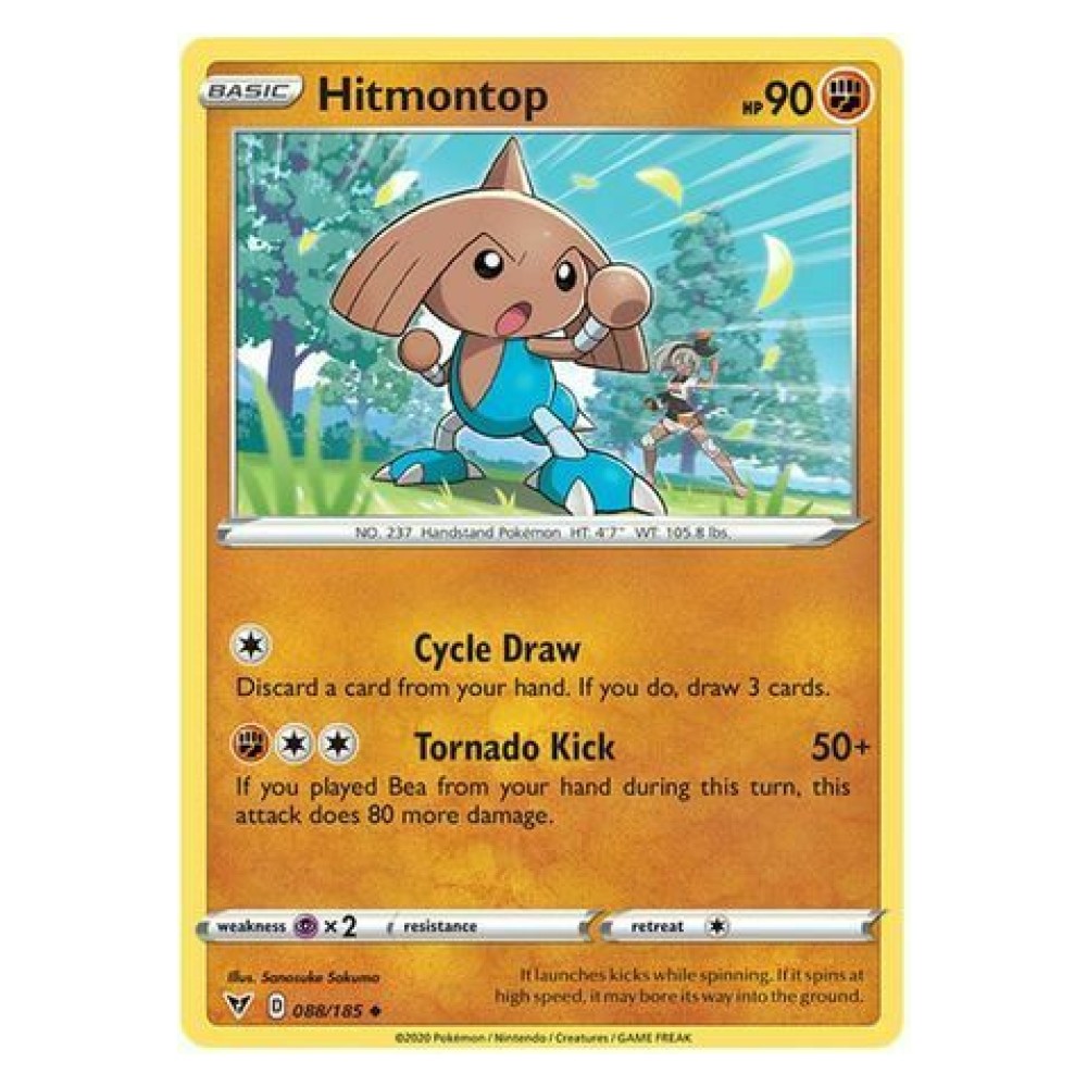Hitmontop - 088/185 Hitmontop [Cycle Draw | Tornado Kick] - 088/185