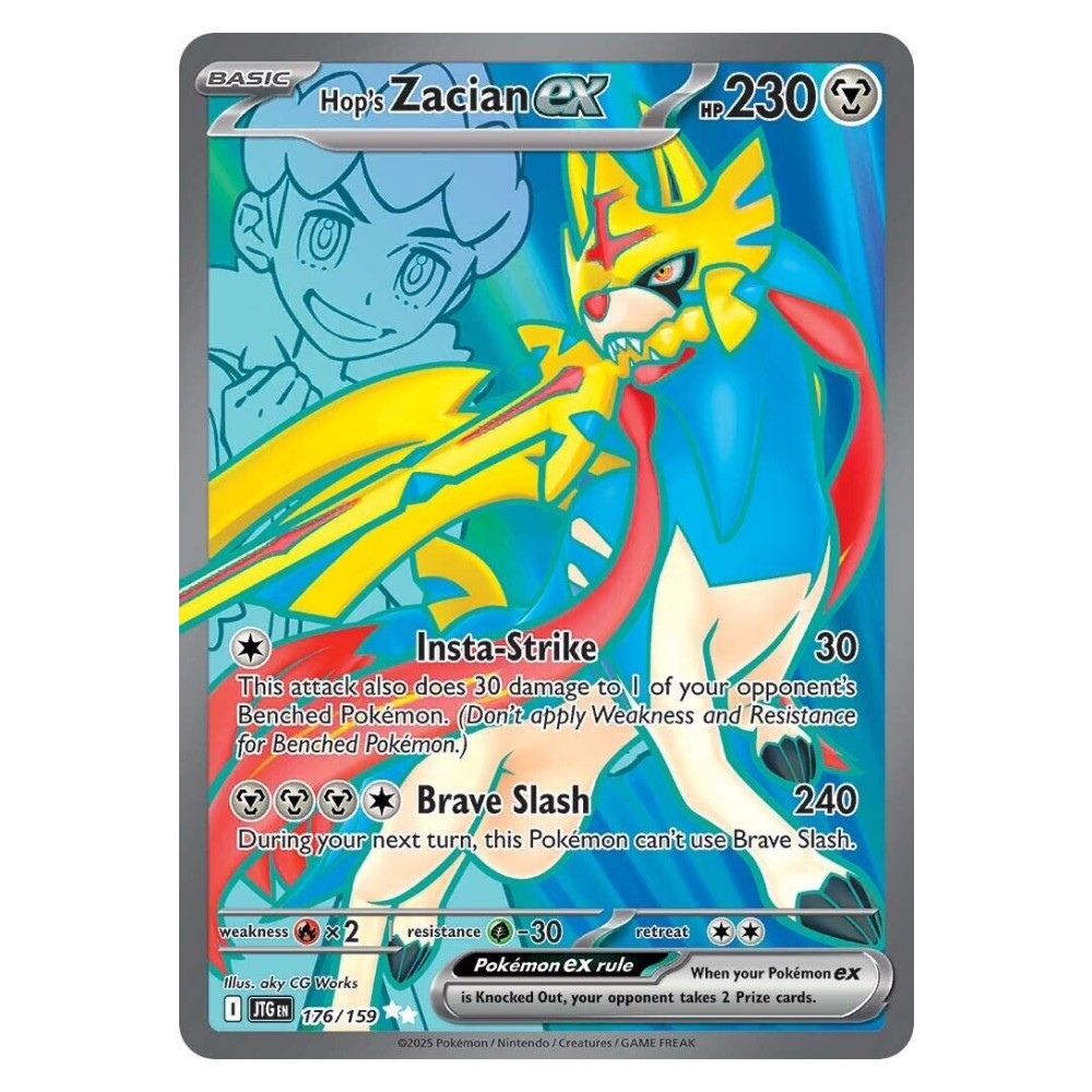 Hop's Zacian ex - Full-Art | 176/159 Zacian di Hop ex - Full-Art | 176/159