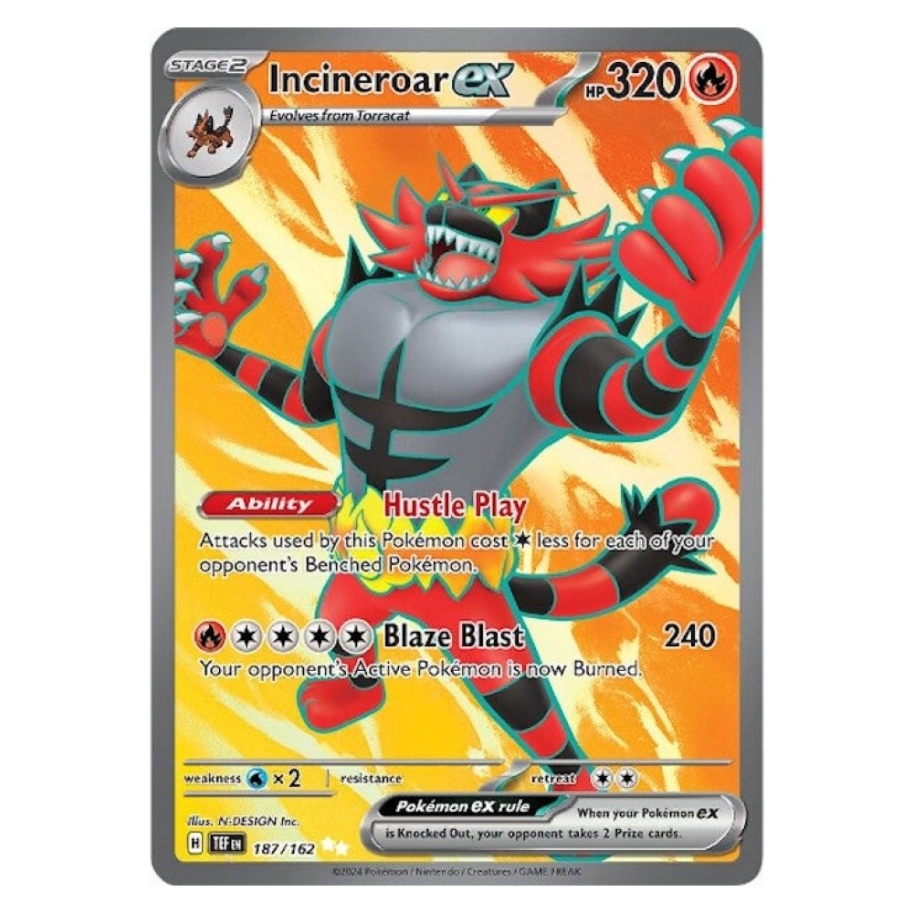 Incineroar ex - Full-Art 187/162 