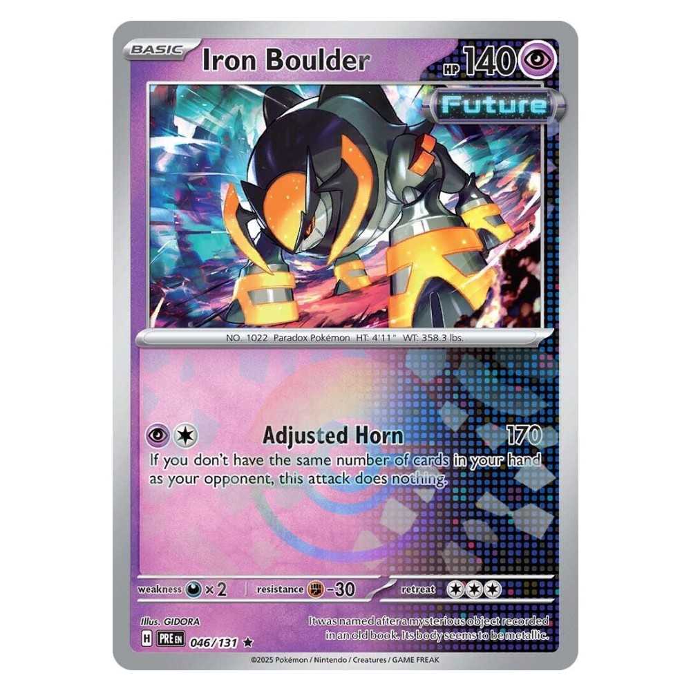 Iron Boulder - Poké Ball Reverse Holo | 046/131 Massoferreo - Poké Ball Reverse Holo | 046/131