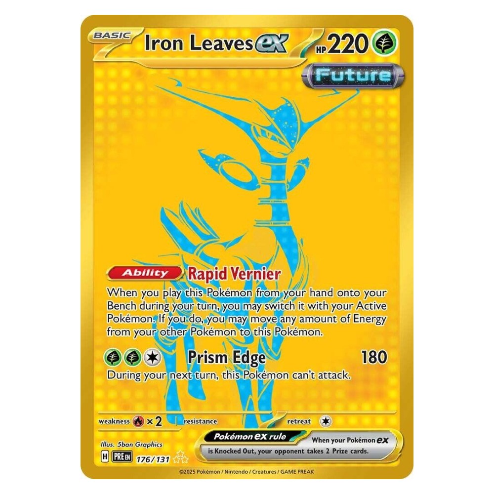 Iron Leaves ex - Secret Rare | 176/131 Fogliaferrea ex - Secret Rare | 176/131