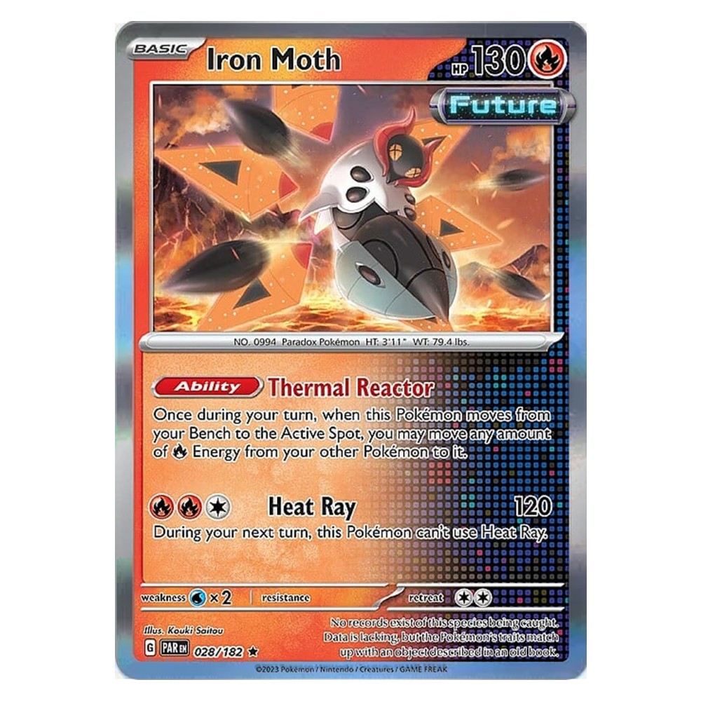 Iron Moth - Holo Rare | 028/182 Falenaferrea - Holo Rare | 028/182