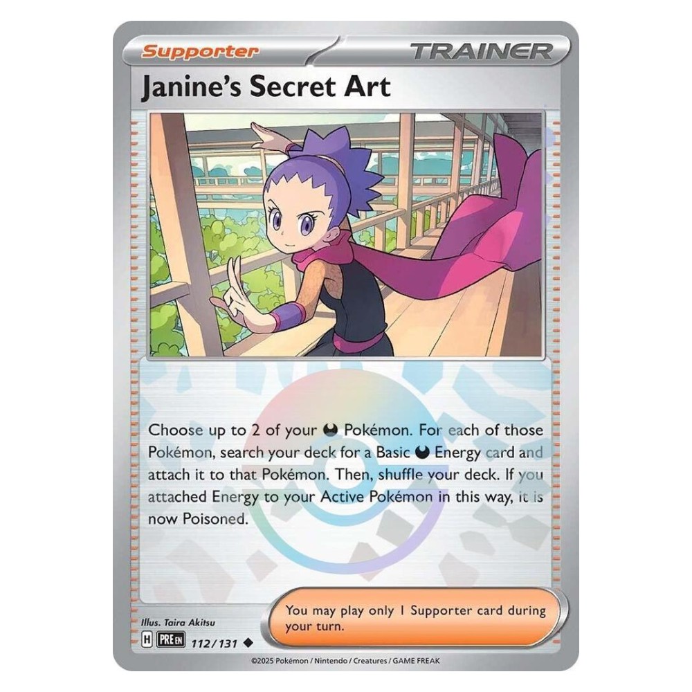 Janine's Secret Art - Poké Ball Reverse Holo | 112/131 Arte Segreta di Nina - Poké Ball Reverse Holo | 112/131