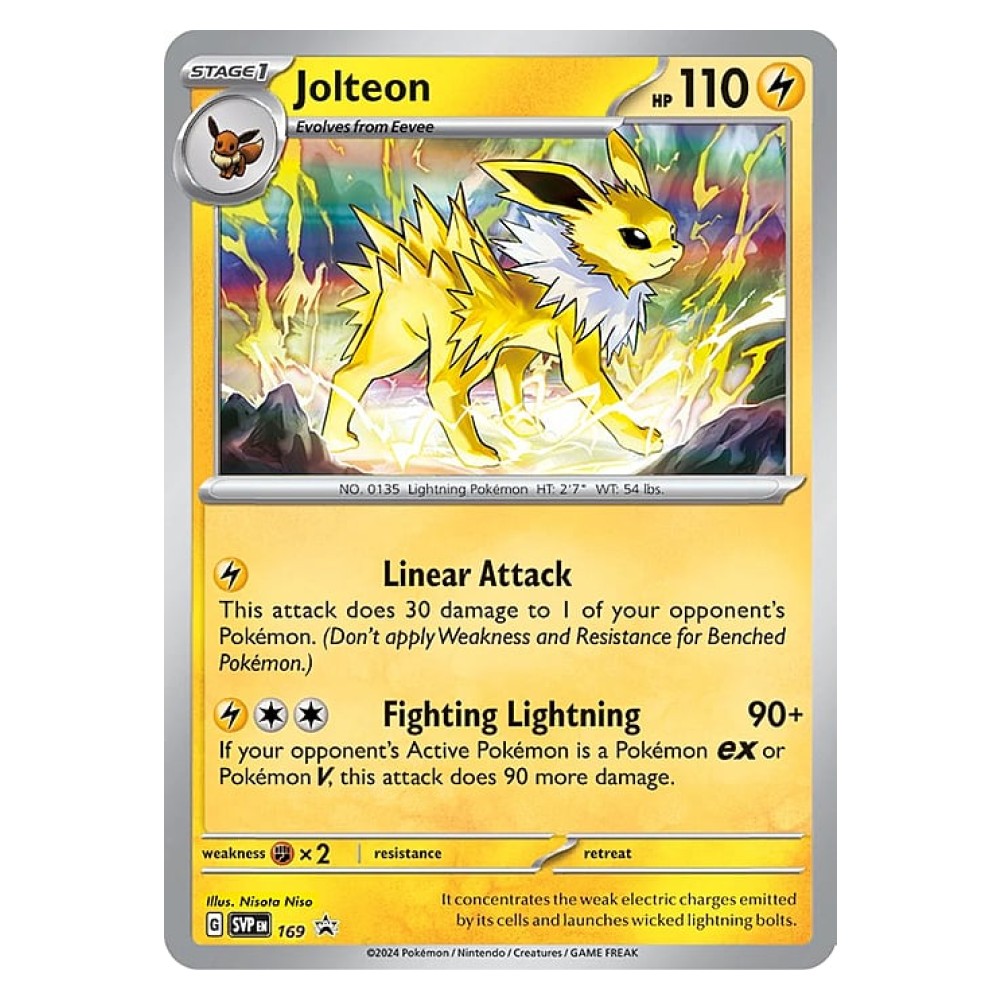 Jolteon - SVP 169 Energia base Metallo - SVP 169