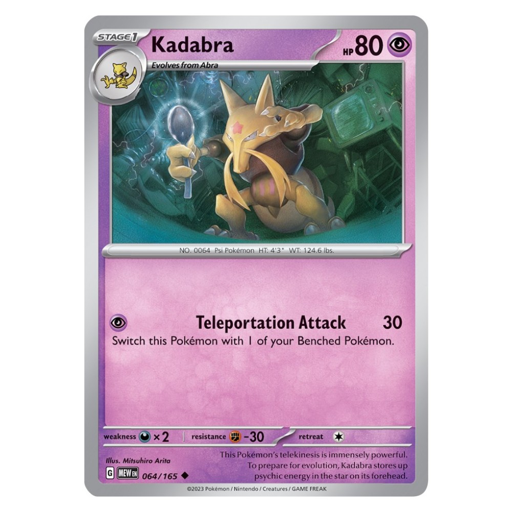 Kadabra - 064/165 Kadabra [Recover | Super Psy] - 064/165