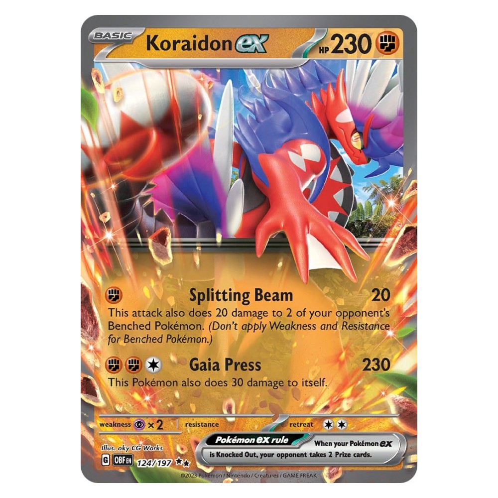 Koraidon ex - 124/197 