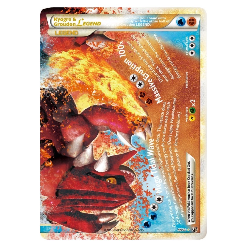 Kyogre & Groudon Legend - (Bottom) 88/90 Kyogre & Groudon LEGGENDA - (Bottom) 88/90