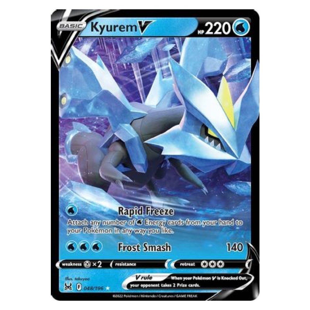 Kyurem V - Ultra Rare 048/196 Kyurem V [Rapid Freeze | Frost Smash] - Ultra Rare 048/196
