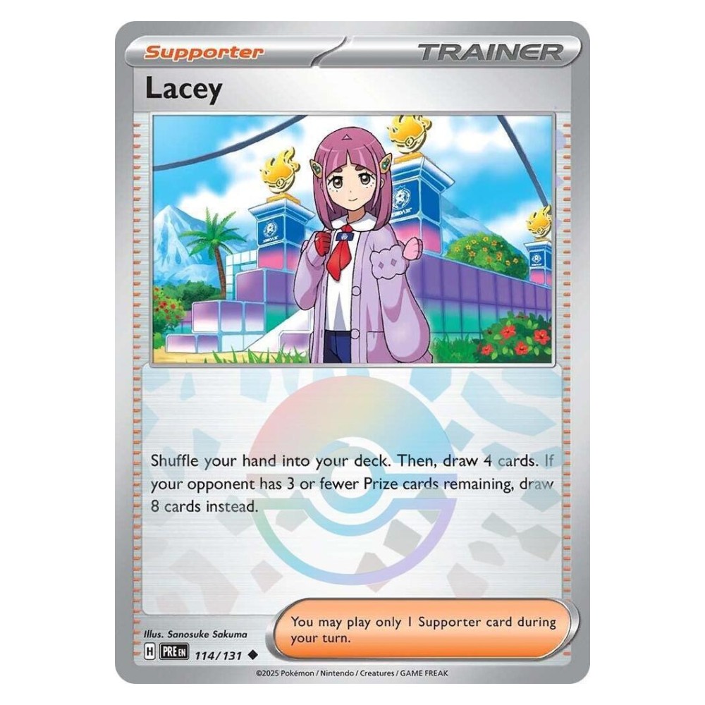 Lacey - Poké Ball Reverse Holo | 114/131 Rupi - Poké Ball Reverse Holo | 114/131