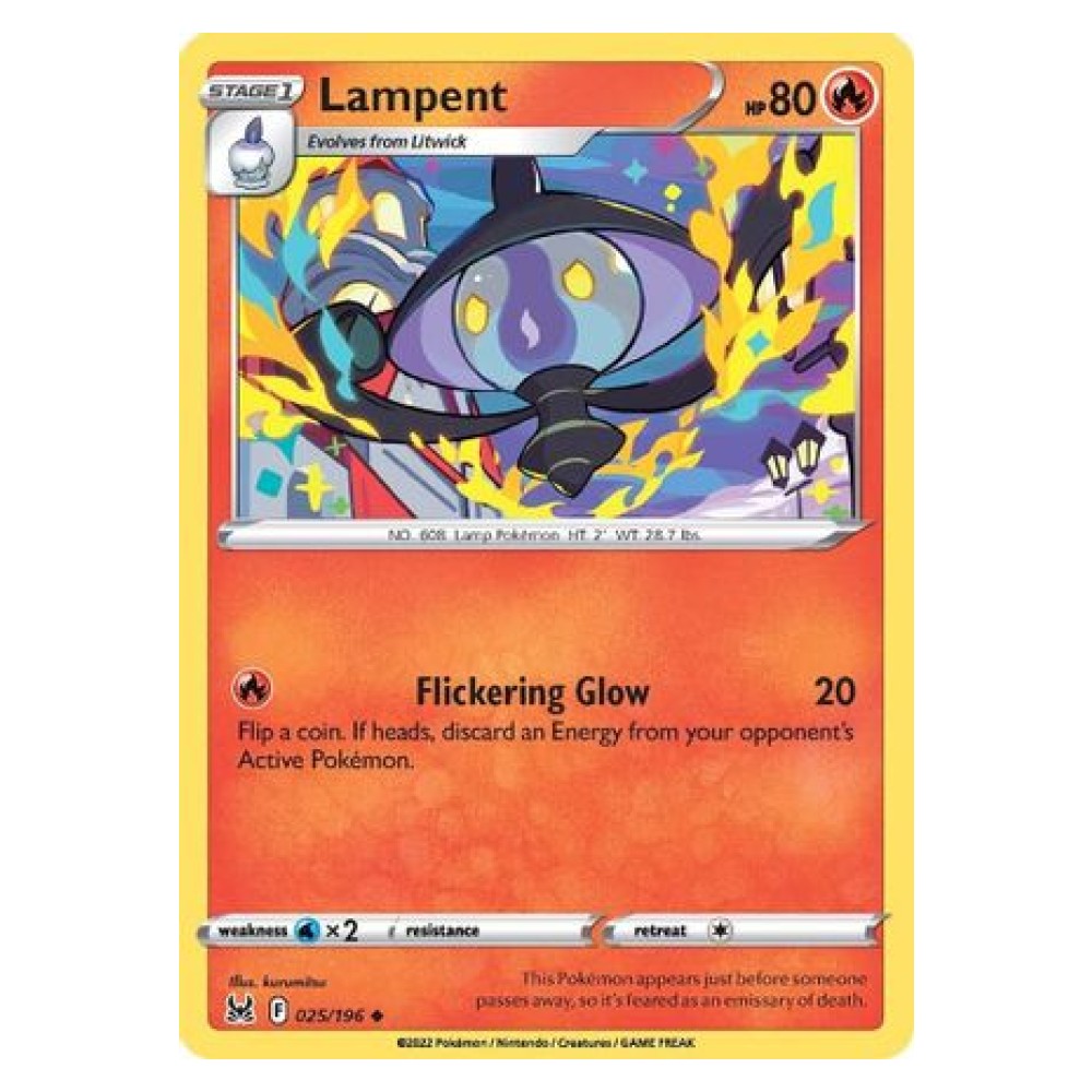 Lampent - 025/196 Lampent [Flickering Glow] - 025/196