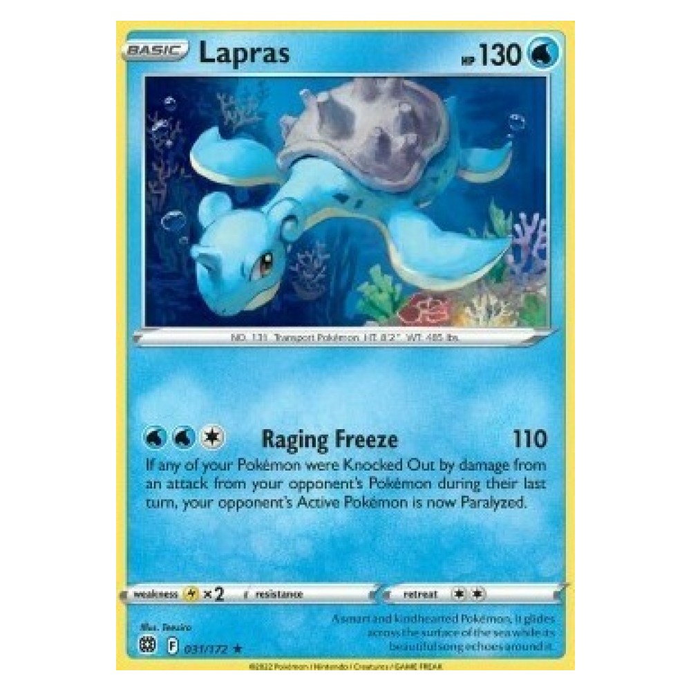 Lapras - 031/172 Lapras [Raging Freeze] - 031/172