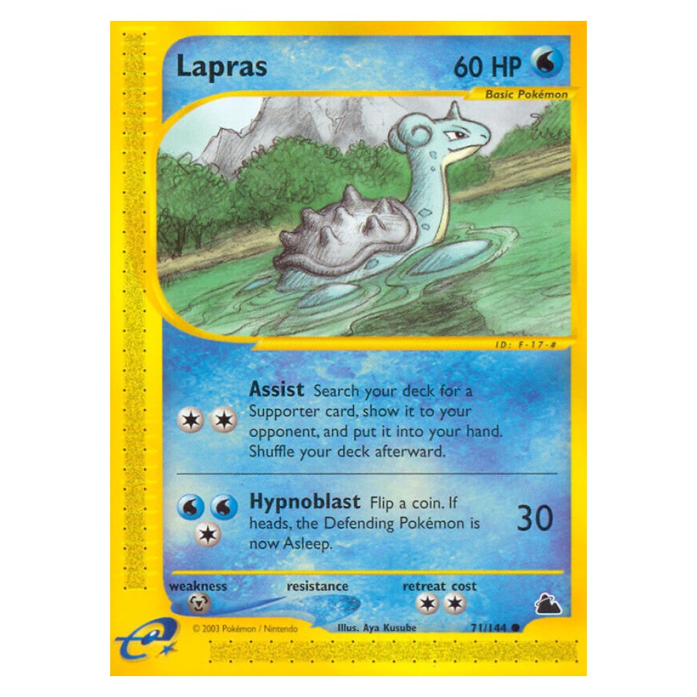 Lapras - 71/144 Lapras [Assist | Hypnoblast] - 71/144