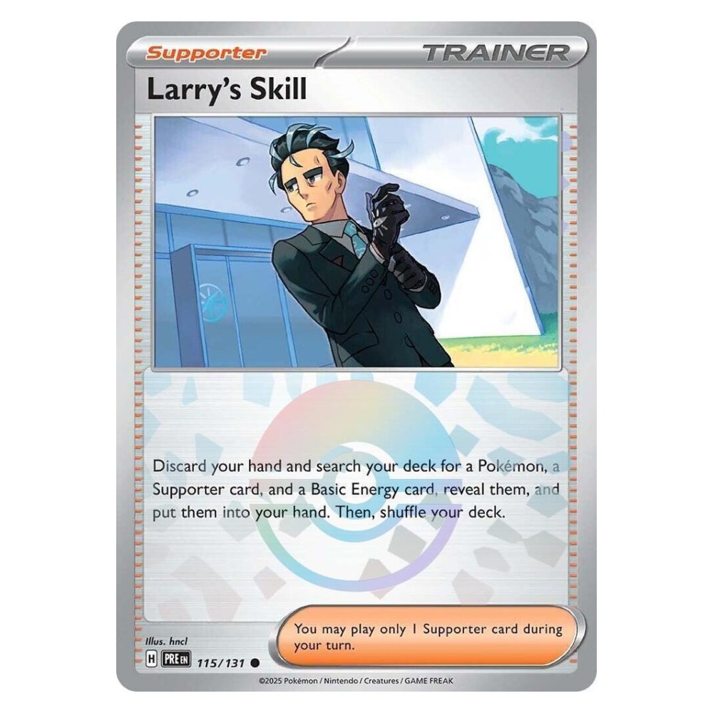 Larry's Skill - Poké Ball Reverse Holo | 115/131 Competenza di Ubaldo - Poké Ball Reverse Holo | 115/131