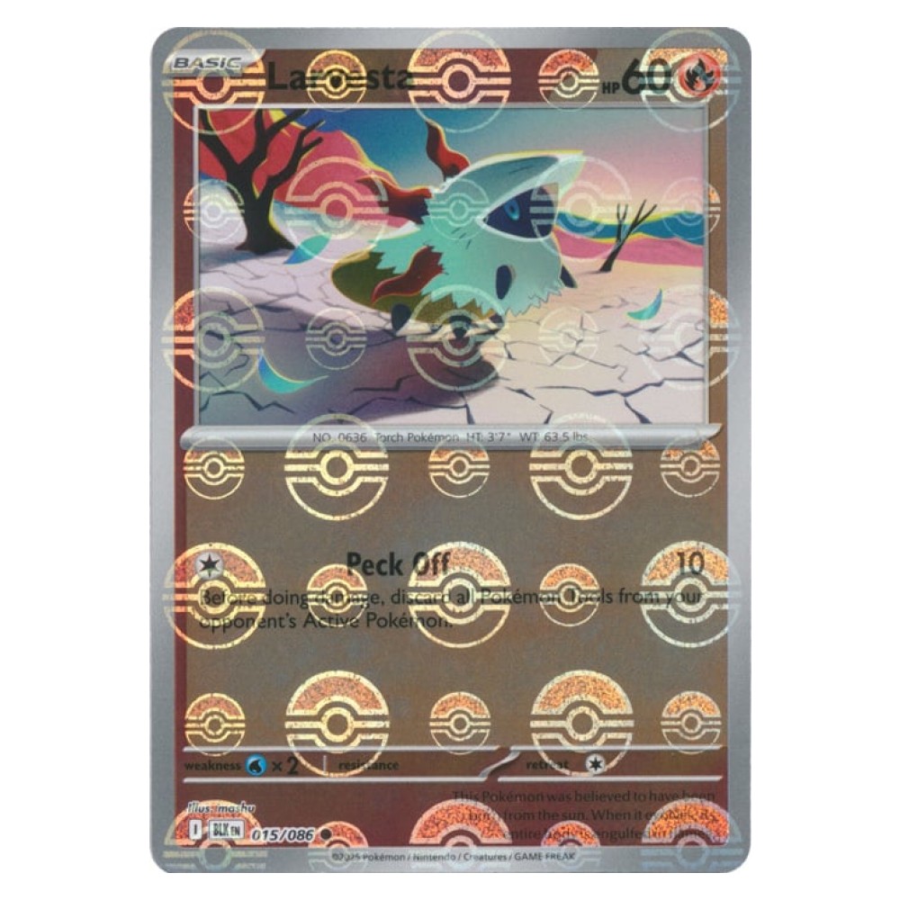 Larvesta - Poké Ball Reverse Holo | 015/086 