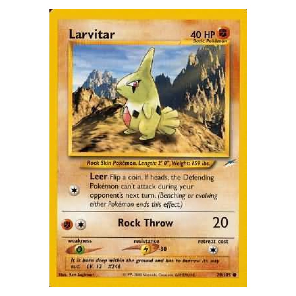 Larvitar - 70/105 Larvitar [Leer | Rock Throw] - 70/105
