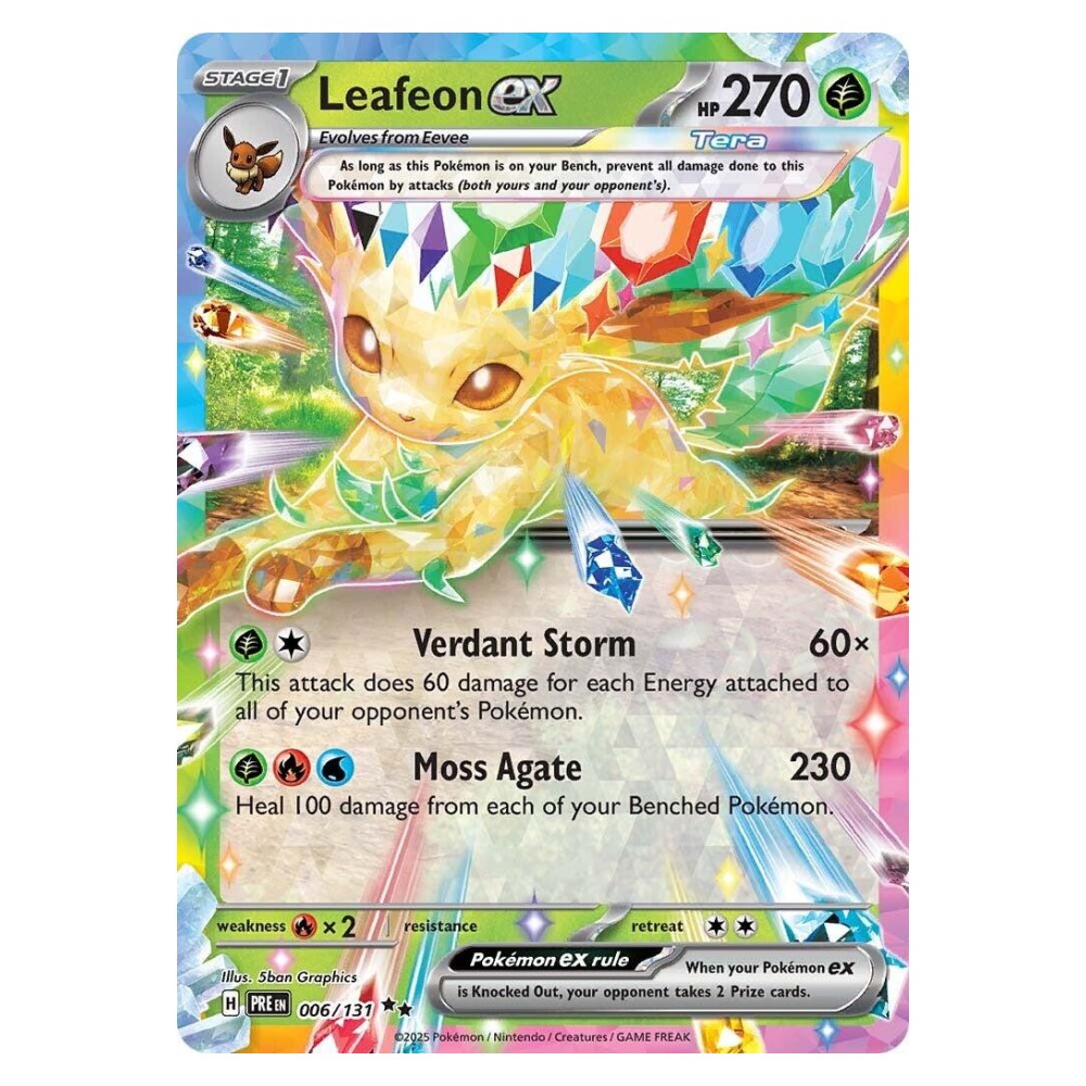 Leafeon ex - Ultra Rare | 006/131 
