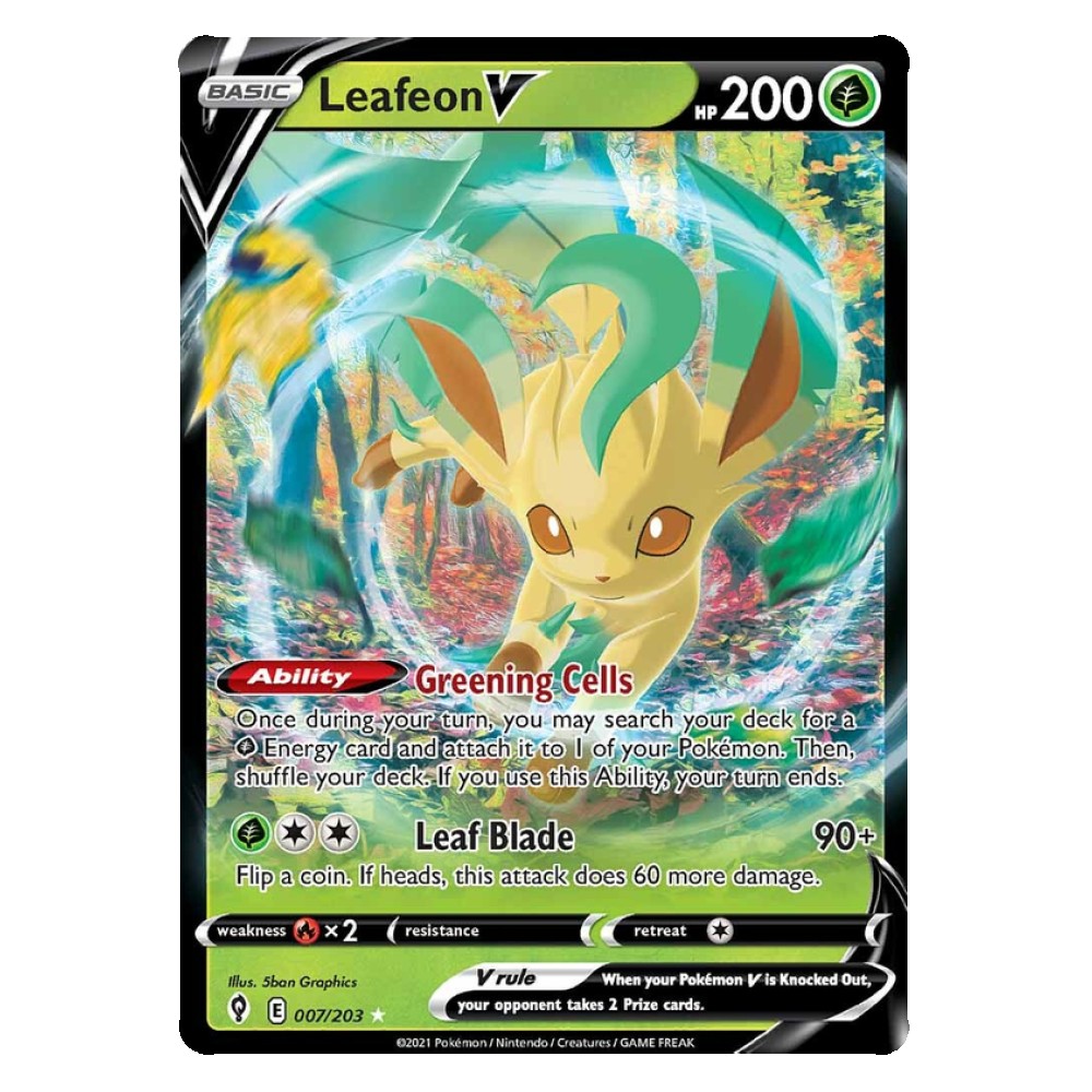 Leafeon V - 007/203 Leafeon V [Cellule Verdeggianti | Fendifoglia] - 007/203