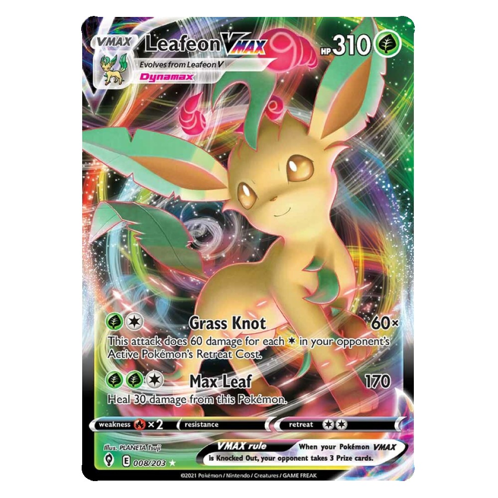 Leafeon VMAX - 008/203 Leafeon VMAX [Laccioerboso | Dynafoglia] - 008/203