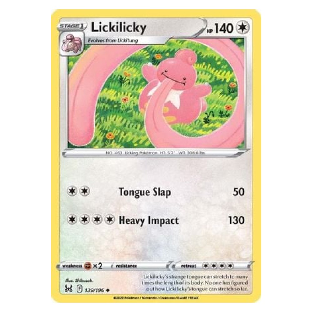 Lickilicky - 139/196 Lickilicky [Tongue Slap | Heavy Impact] - 139/196