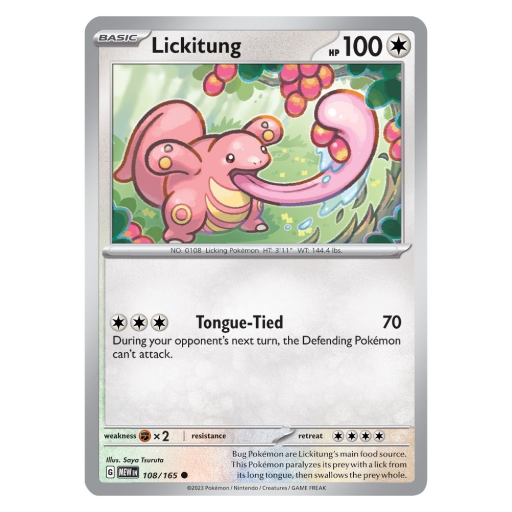 Lickitung - 108/165 