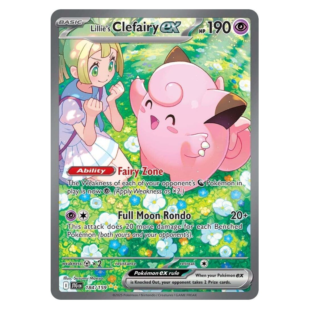 Lillie's Clefairy ex - Illustration Rare | 184/159 Clefairy di Lylia ex - Illustration Rare | 184/159