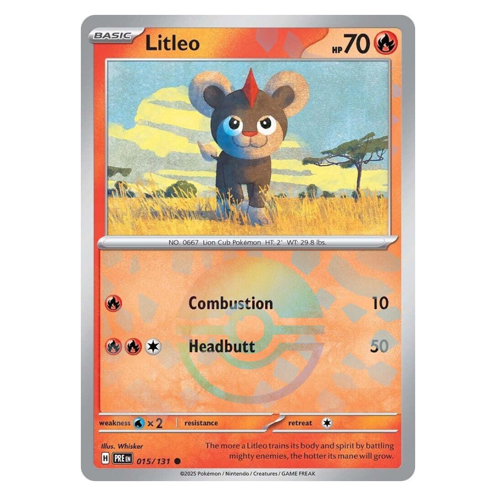 Litleo - Poké Ball Reverse Holo | 015/131 
