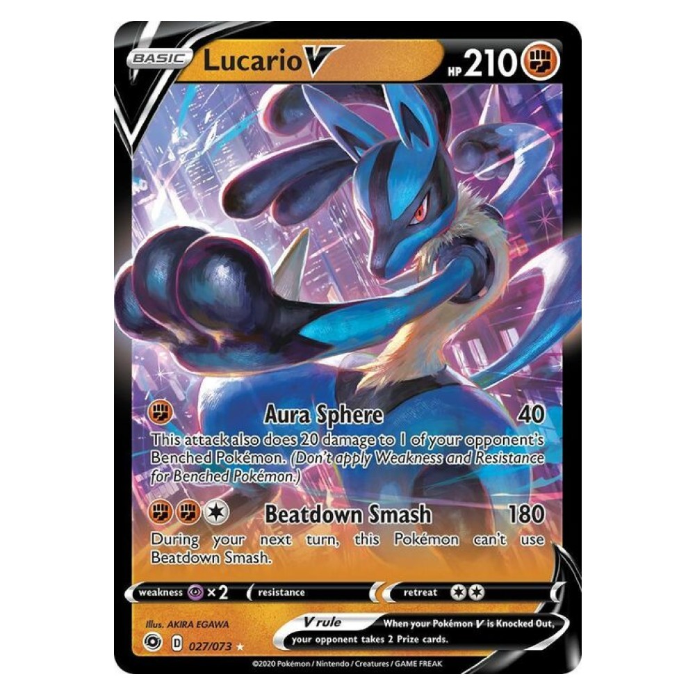 Lucario V - Holo Ultra Rare | 027/073 