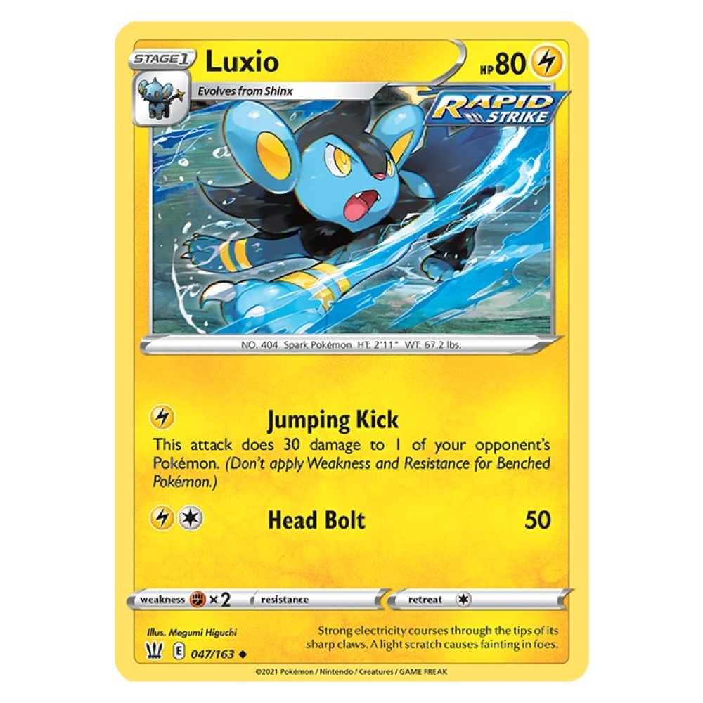 Luxio - 47/163 Luxio [Jumping Kick | Head Bolt] - 47/163