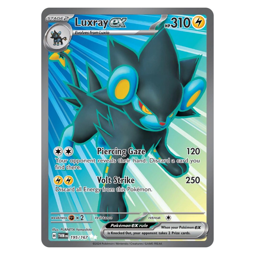 Luxray ex - Ultra Rare 195/167 