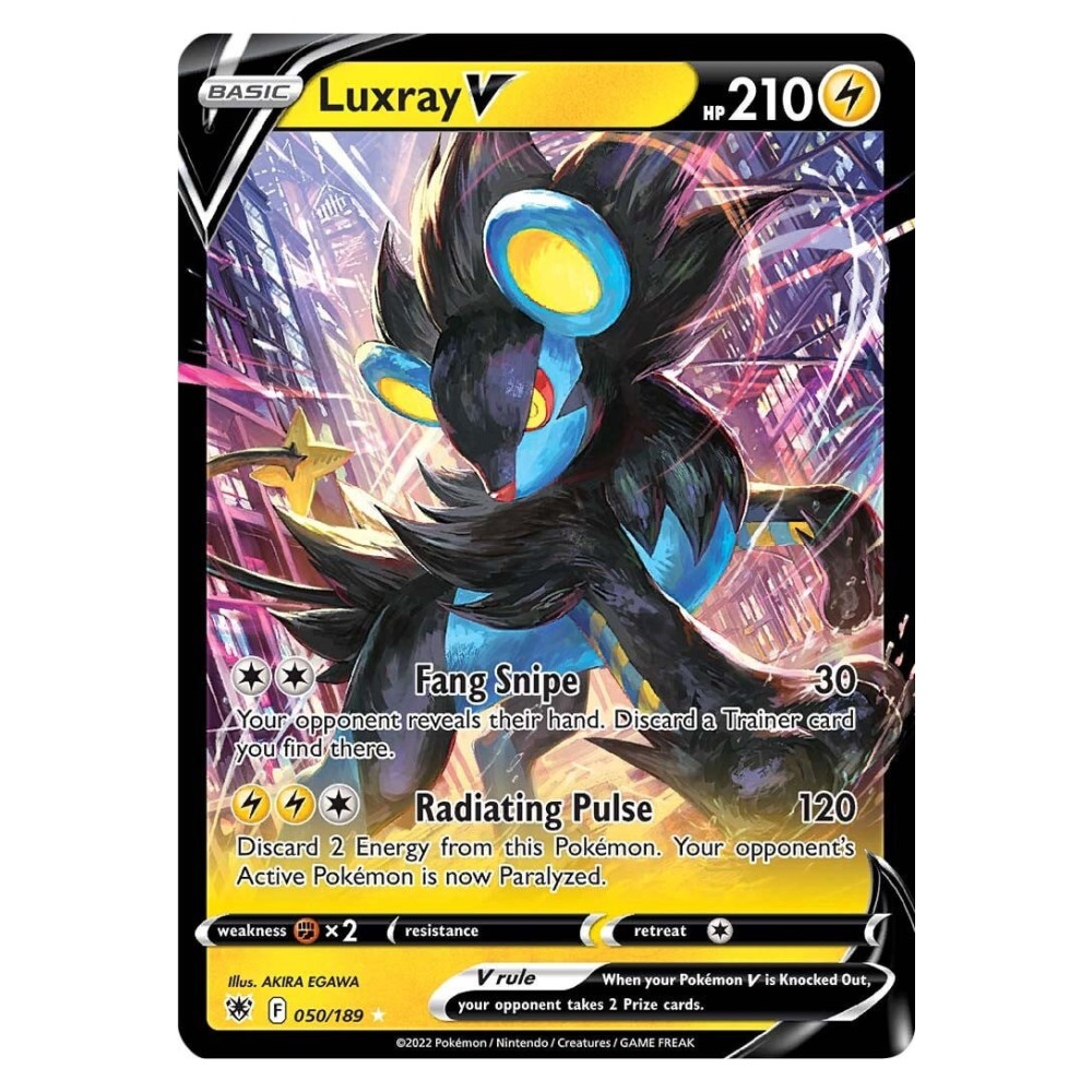Luxray V - Ultra Rare 050/189 Luxray V [Zannamirata | Pulsazioni Radianti] - Ultra Rare 050/189