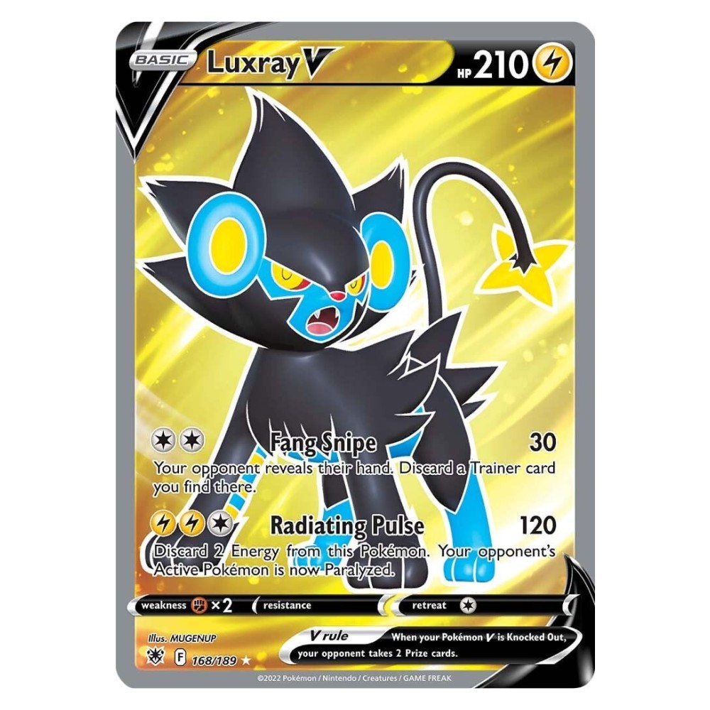 Luxray V - Ultra Rare 168/189 Luxray V [Zannamirata | Pulsazioni Radianti] - Ultra Rare 168/189