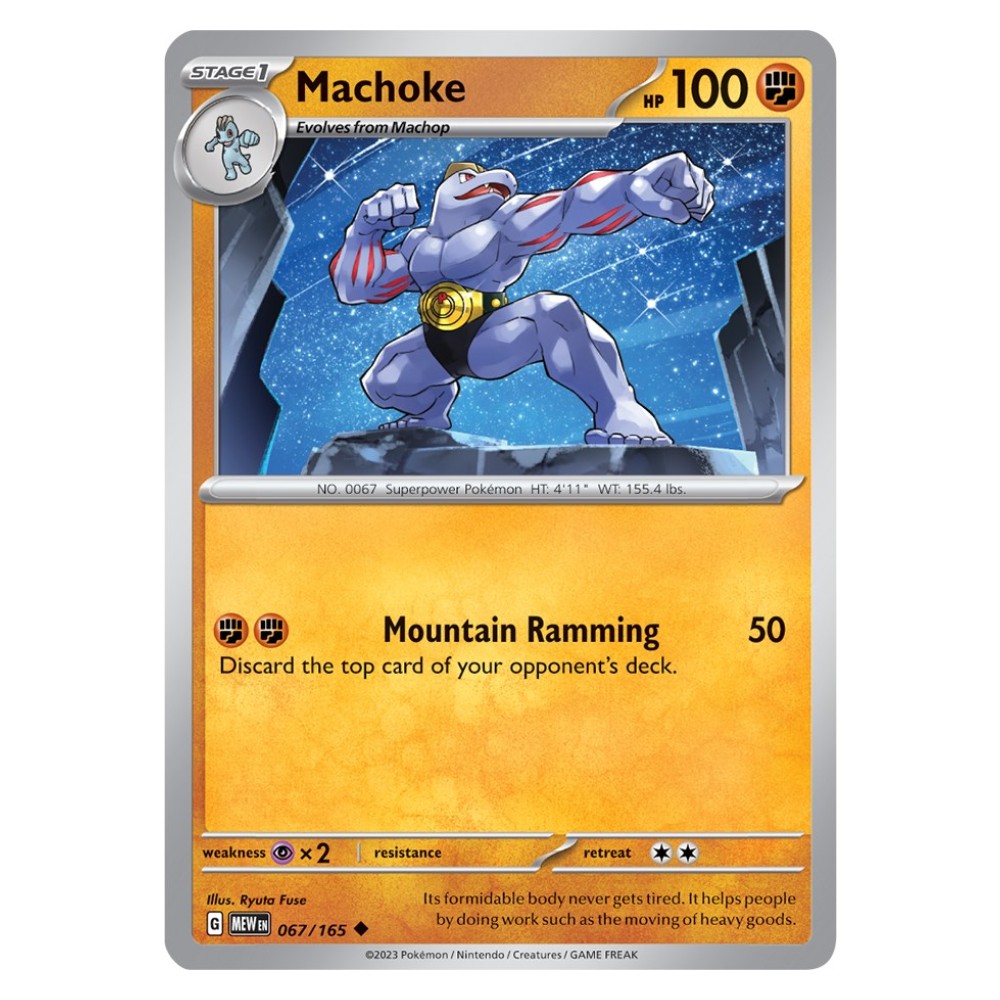 Machoke - 067/165 Machoke [Karate Chop | Submission] - 067/165