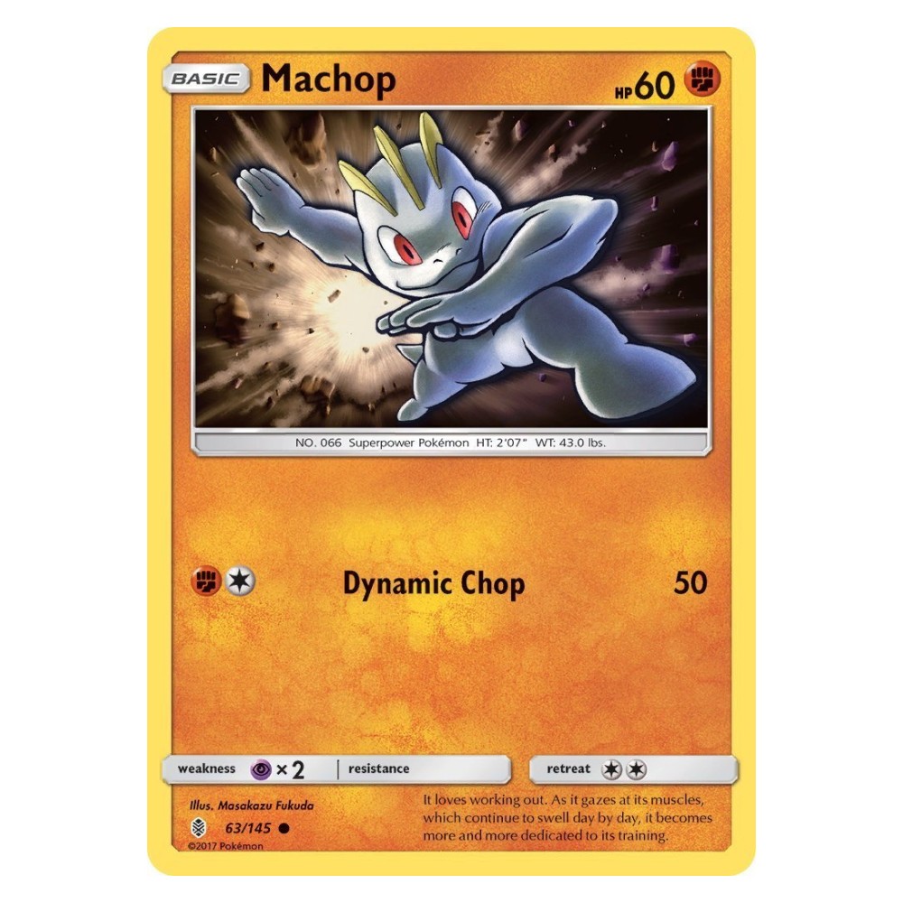 Machop - 63/145 Machop [Dynamic Chop] - 63/145
