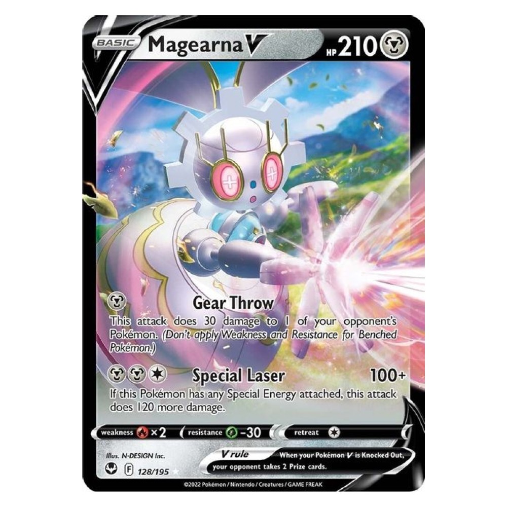 Magearna V - Ultra Rare 128/195 Magearna V [Gear Throw | Special Laser] - Ultra Rare 128/195