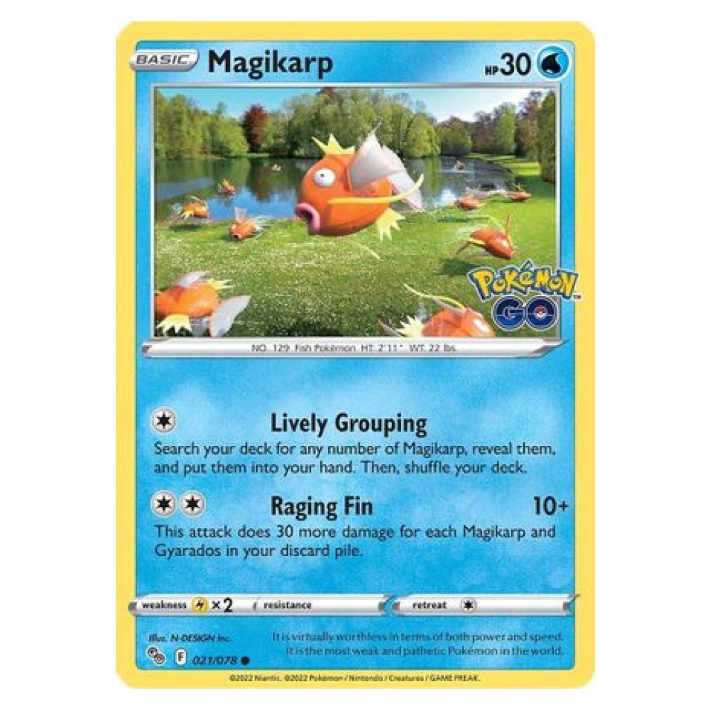 Magikarp - 021/078 Magikarp [Lively Grouping | Raging Fin] - 021/078