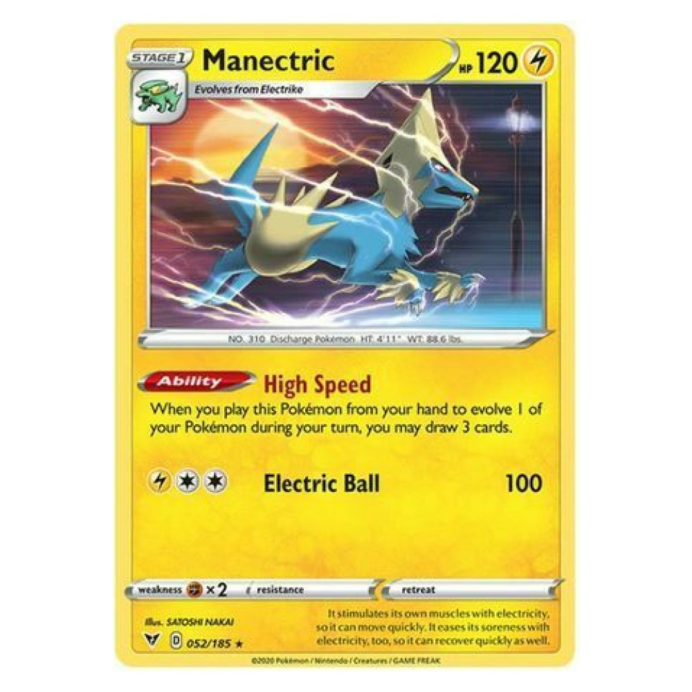 Manectric - 052/185 Manectric [High Speed | Electric Ball] - 052/185