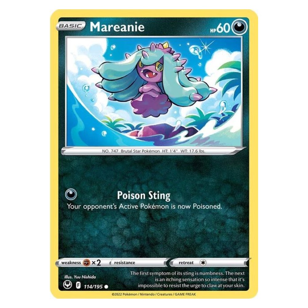 Mareanie - 114/195 Mareanie [Poison Sting | SIT] - 114/195