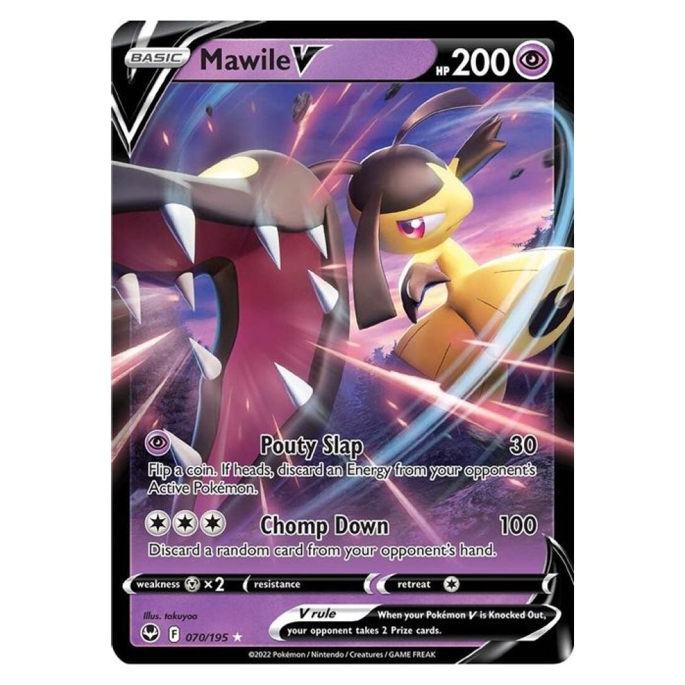 Mawile V - Ultra Rare 070/195 Mawile V [Pouty Slap | Chomp Down] - Ultra Rare 070/195